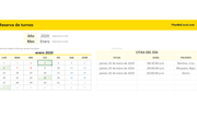 Planilla de Excel para Reserva de Turnos de Pacientes