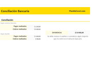 Planilla de Excel para Conciliacion Bancaria