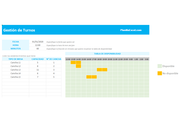 Gestión de turnos en Excel