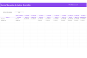Planilla de Excel para Control de Cuotas de Tarjeta de Crédito