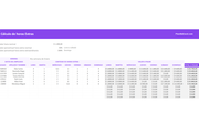 Planilla de Excel para el Cálculo de Horas Extras (Modelo Simple)