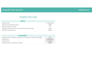 Planilla para el Cálculo de Plazo Fijo UVA