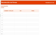 Recolección de Firmas en Excel