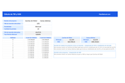 Planilla de Excel para el Calculo de TIR y VAN