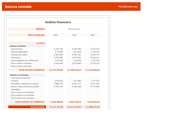 Planilla de Excel para Balance Contable