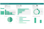 Dashboard de ventas a clientes en Excel