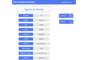 Base de datos de clientes en Excel