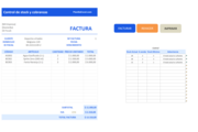 Planilla de Excel de Presupuesto, Inventario y Gestión de Cobranzas