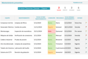 Mantenimiento preventivo en Excel