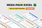 Mega Pack Plantillas Excel