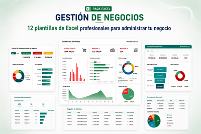 Pack Excel Gestión de Negocios