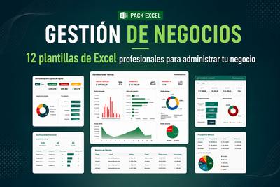 Pack Excel Gestión de Negocios