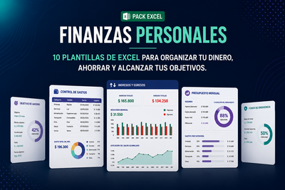 Pack Excel Finanzas Personales