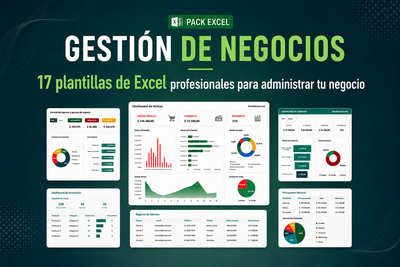 Pack Excel Gestión de Negocios