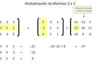 Planilla de Excel de Multiplicación de Matrices 3×3