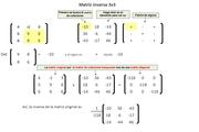 Planilla de Excel de Matriz Inversa 3×3