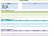 Planilla de Excel de Itinerario de Viaje