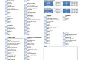 Planilla de Excel de Lista de Camping