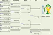 Fixture del Mundial 2014 en Excel