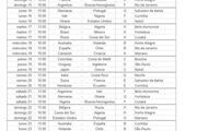 Calendario del mundial 2014 en excel