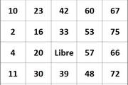 Tarjetas de Bingo en Excel