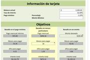 Calculadora de deuda de tarjeta de crédito en excel
