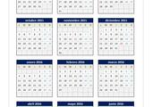 Calendario 2015/2016 en Excel