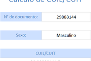 Planilla de Excel para el Cálculo de CUIL (Argentina)