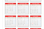 Calendario 2018/2019